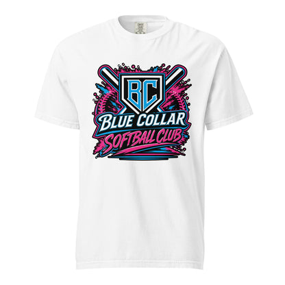 Signature | Comfort Colors T-Shirt | Blue Collar Softball 2034 | Athletics Logo