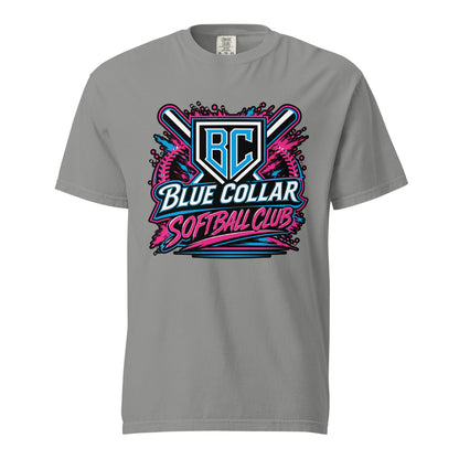 Signature | Comfort Colors T-Shirt | Blue Collar Softball 2034 | Athletics Logo