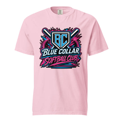 Signature | Comfort Colors T-Shirt | Blue Collar Softball 2034 | Athletics Logo