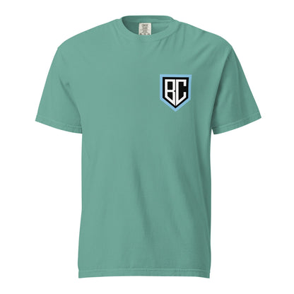 Signature | Comfort Colors T-Shirt | Blue Collar Softball 2034 | Emblem Logo