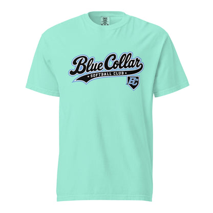 Signature | Comfort Colors T-Shirt | Blue Collar Softball 2034 | Foundry Logo
