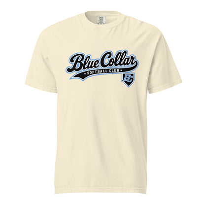 Signature | Comfort Colors T-Shirt | Blue Collar Softball 2034 | Foundry Logo