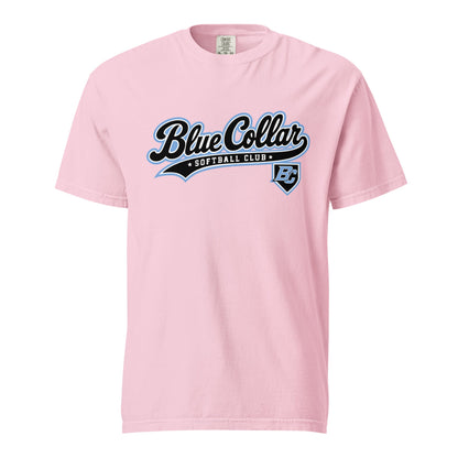 Signature | Comfort Colors T-Shirt | Blue Collar Softball 2034 | Foundry Logo