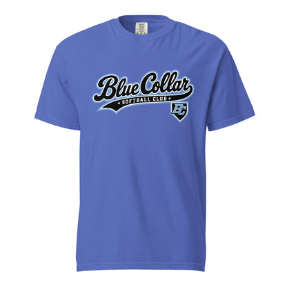 Signature | Comfort Colors T-Shirt | Blue Collar Softball 2034 | Foundry Logo