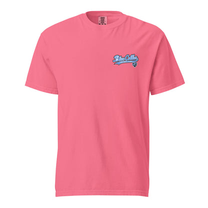 Signature | Comfort Colors T-Shirt | Blue Collar Softball 2034 | Ironclad Logo