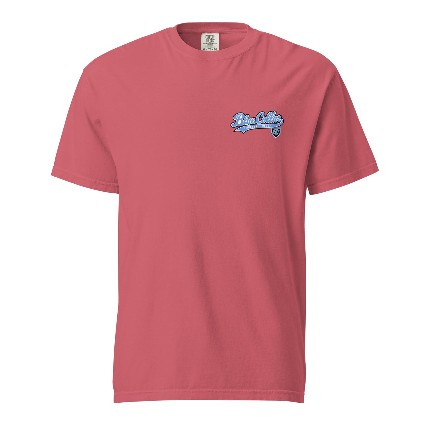 Signature | Comfort Colors T-Shirt | Blue Collar Softball 2034 | Ironclad Logo