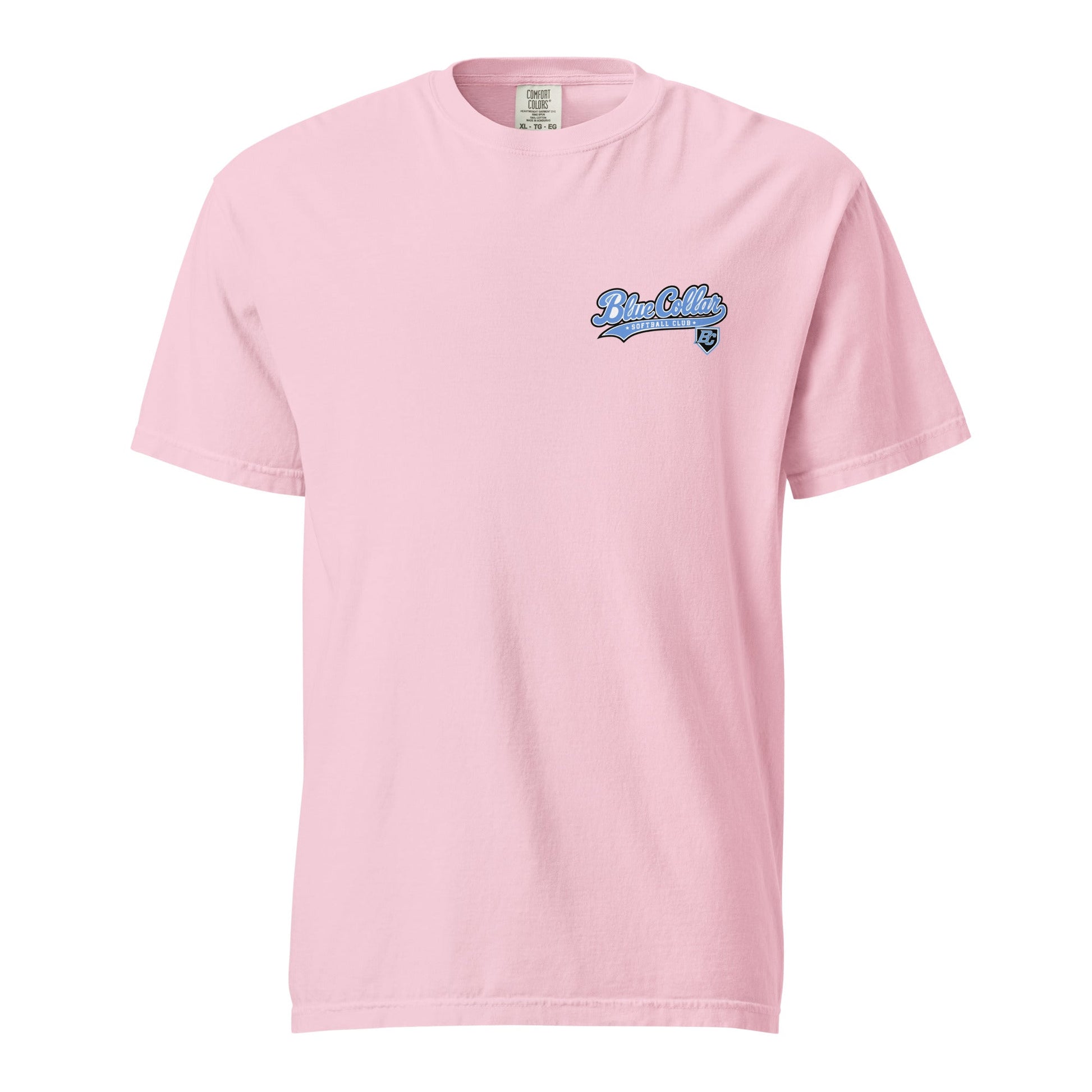 Signature | Comfort Colors T-Shirt | Blue Collar Softball 2034 | Ironclad Logo