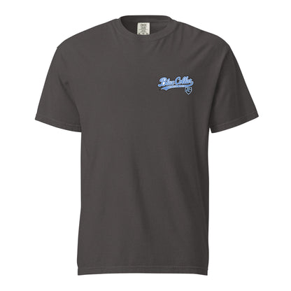 Signature | Comfort Colors T-Shirt | Blue Collar Softball 2034 | Ironclad Logo