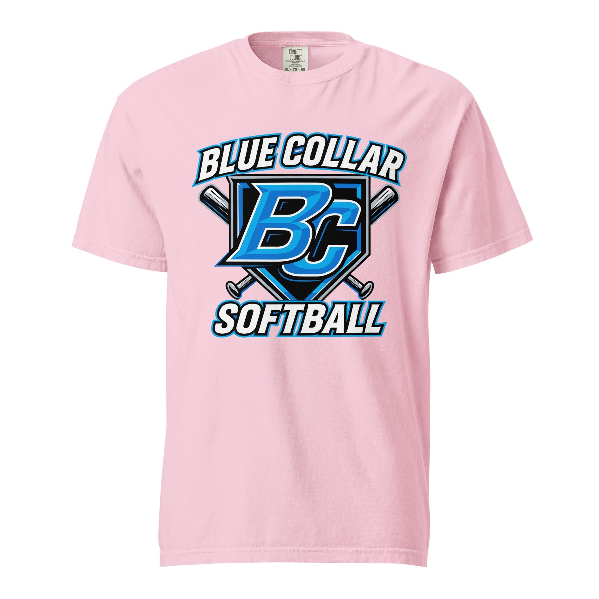 Signature | Comfort Colors T-Shirt | Blue Collar Softball 2034 | Shield Logo
