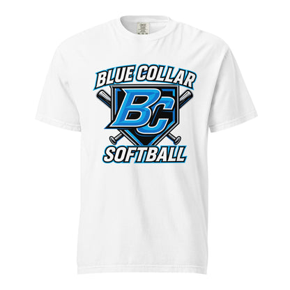 Signature | Comfort Colors T-Shirt | Blue Collar Softball 2034 | Shield Logo