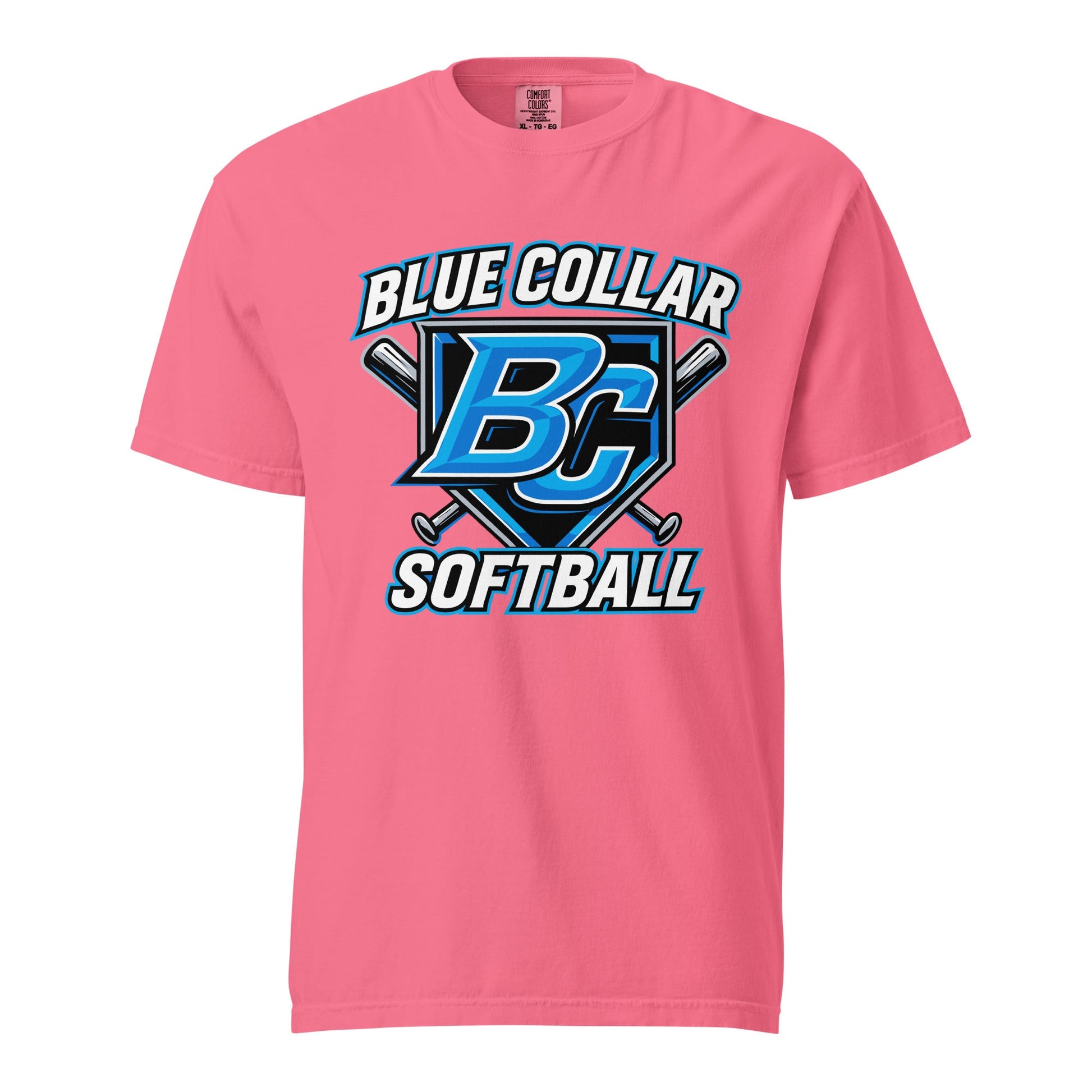 Signature | Comfort Colors T-Shirt | Blue Collar Softball 2034 | Shield Logo