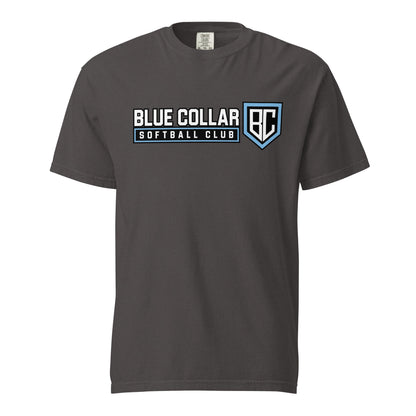 Signature | Comfort Colors T-Shirt | Blue Collar Softball 2034 | Vanguard Logo
