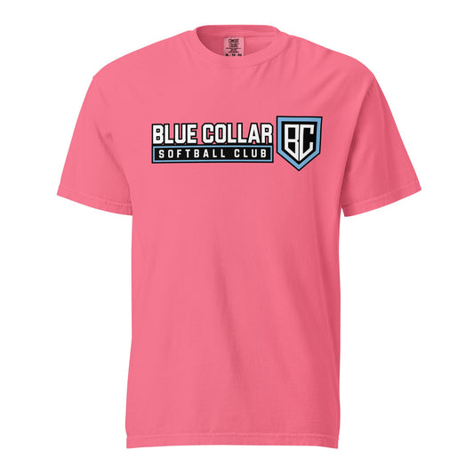 Signature | Comfort Colors T-Shirt | Blue Collar Softball 2034 | Vanguard Logo