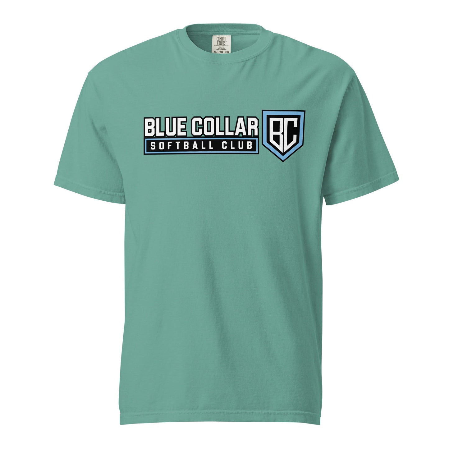 Signature | Comfort Colors T-Shirt | Blue Collar Softball 2034 | Vanguard Logo