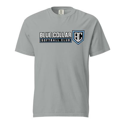 Signature | Comfort Colors T-Shirt | Blue Collar Softball 2034 | Vanguard Logo