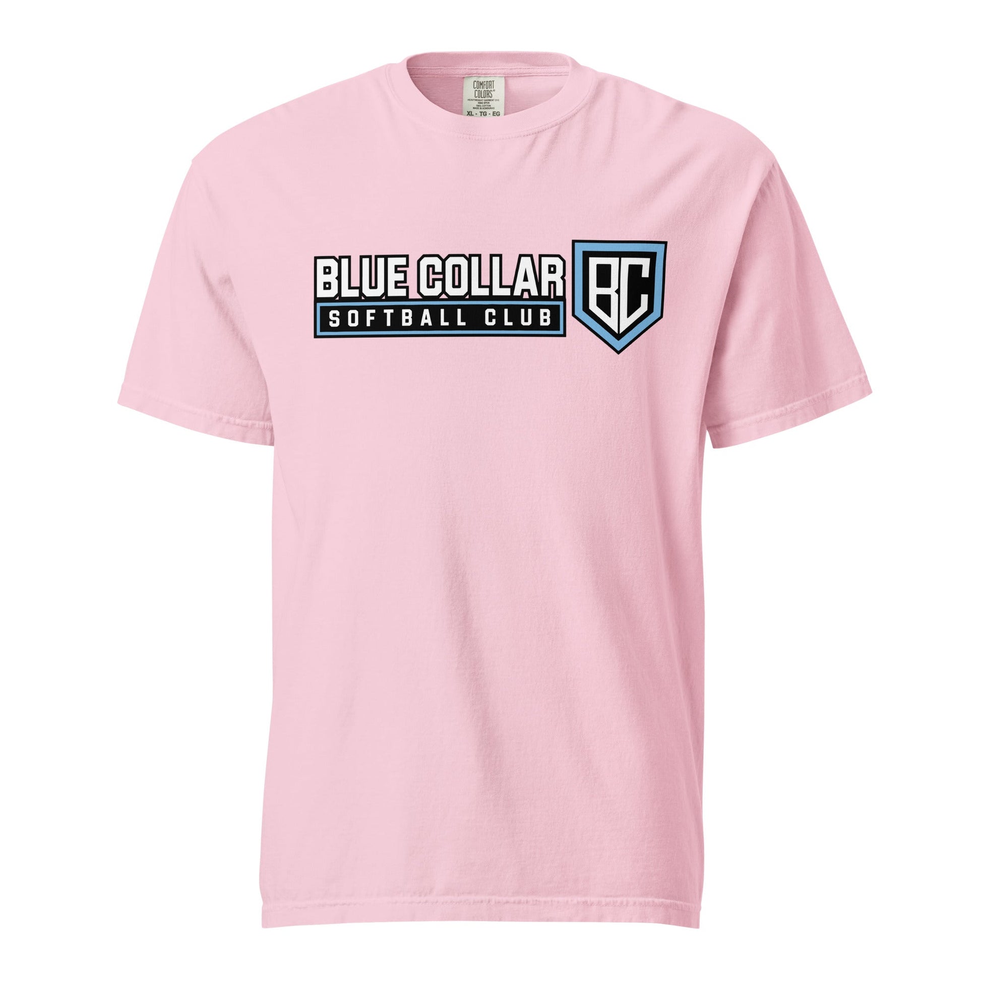 Signature | Comfort Colors T-Shirt | Blue Collar Softball 2034 | Vanguard Logo