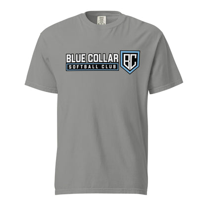 Signature | Comfort Colors T-Shirt | Blue Collar Softball 2034 | Vanguard Logo