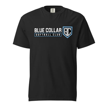 Signature | Comfort Colors T-Shirt | Blue Collar Softball 2034 | Vanguard Logo