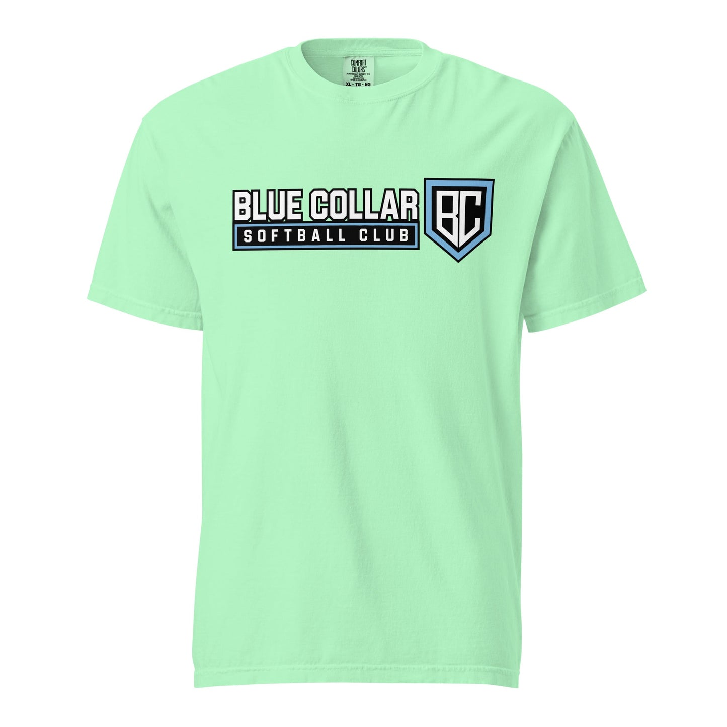 Signature | Comfort Colors T-Shirt | Blue Collar Softball 2034 | Vanguard Logo