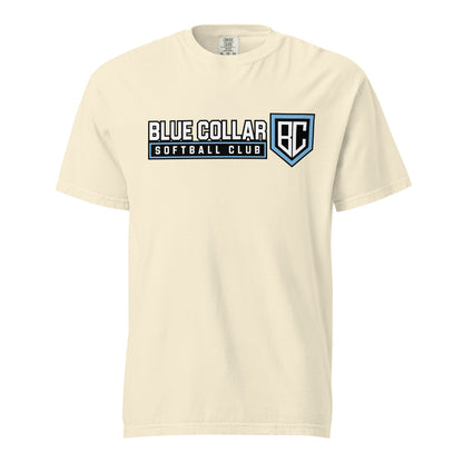 Signature | Comfort Colors T-Shirt | Blue Collar Softball 2034 | Vanguard Logo