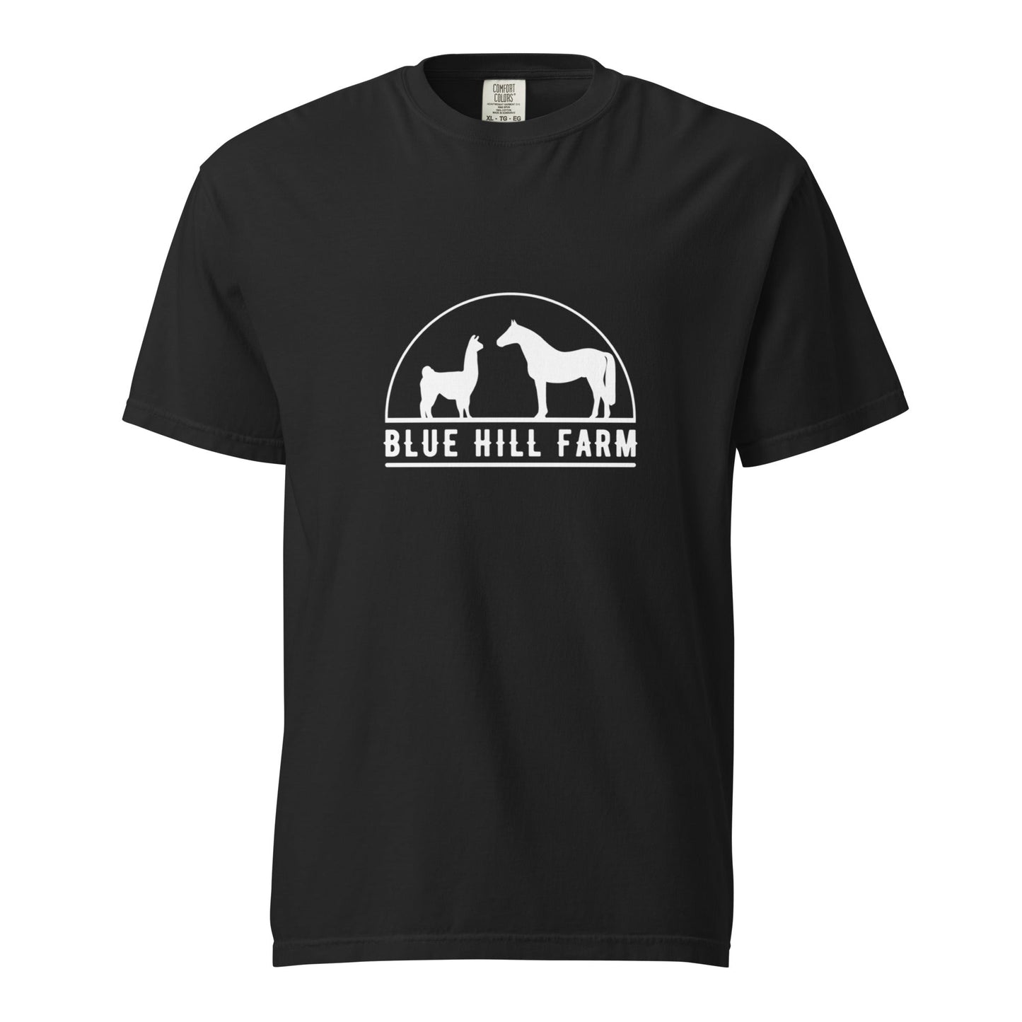 Signature | Comfort Colors T-Shirt | Blue Hill Farm | Ranch Logo
