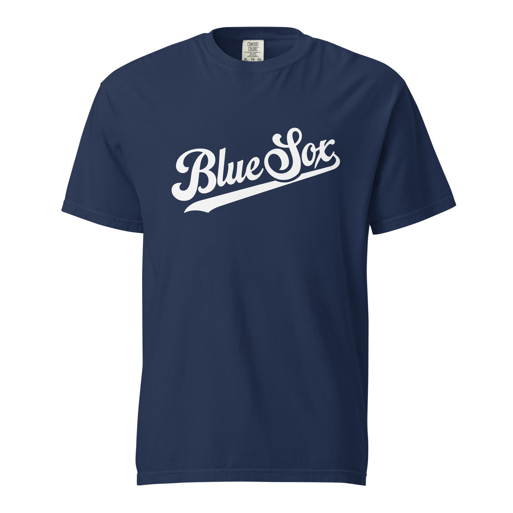 Signature | Comfort Colors T-Shirt | Blue Sox | Script Logo
