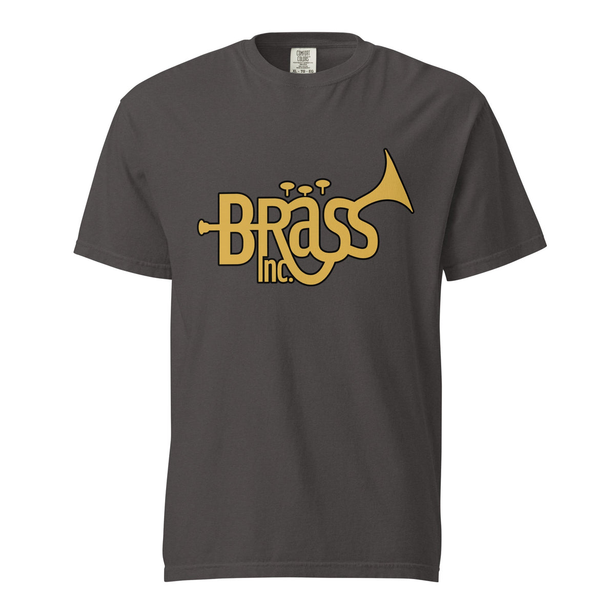 Signature | Comfort Colors T-Shirt | Brass Inc. | Emblem Logo