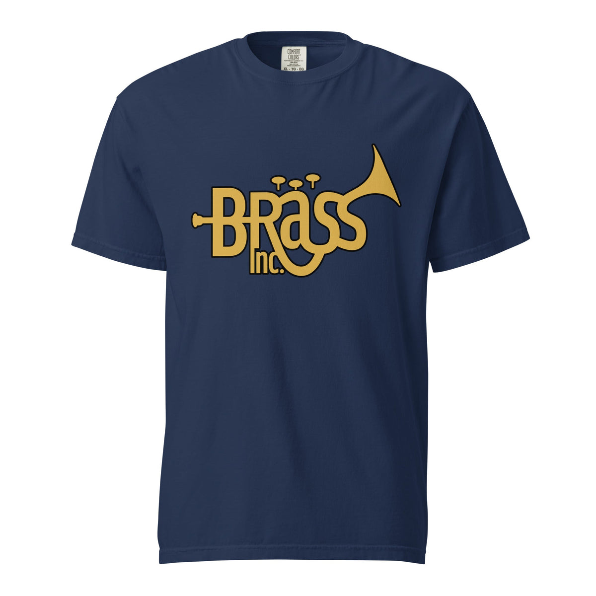 Signature | Comfort Colors T-Shirt | Brass Inc. | Emblem Logo