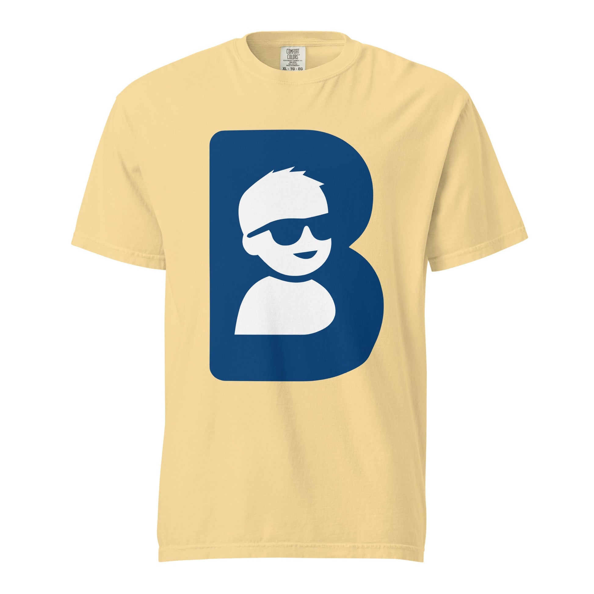 Signature | Comfort Colors T-Shirt | Brave Like Ben | Blue Maverick Logo