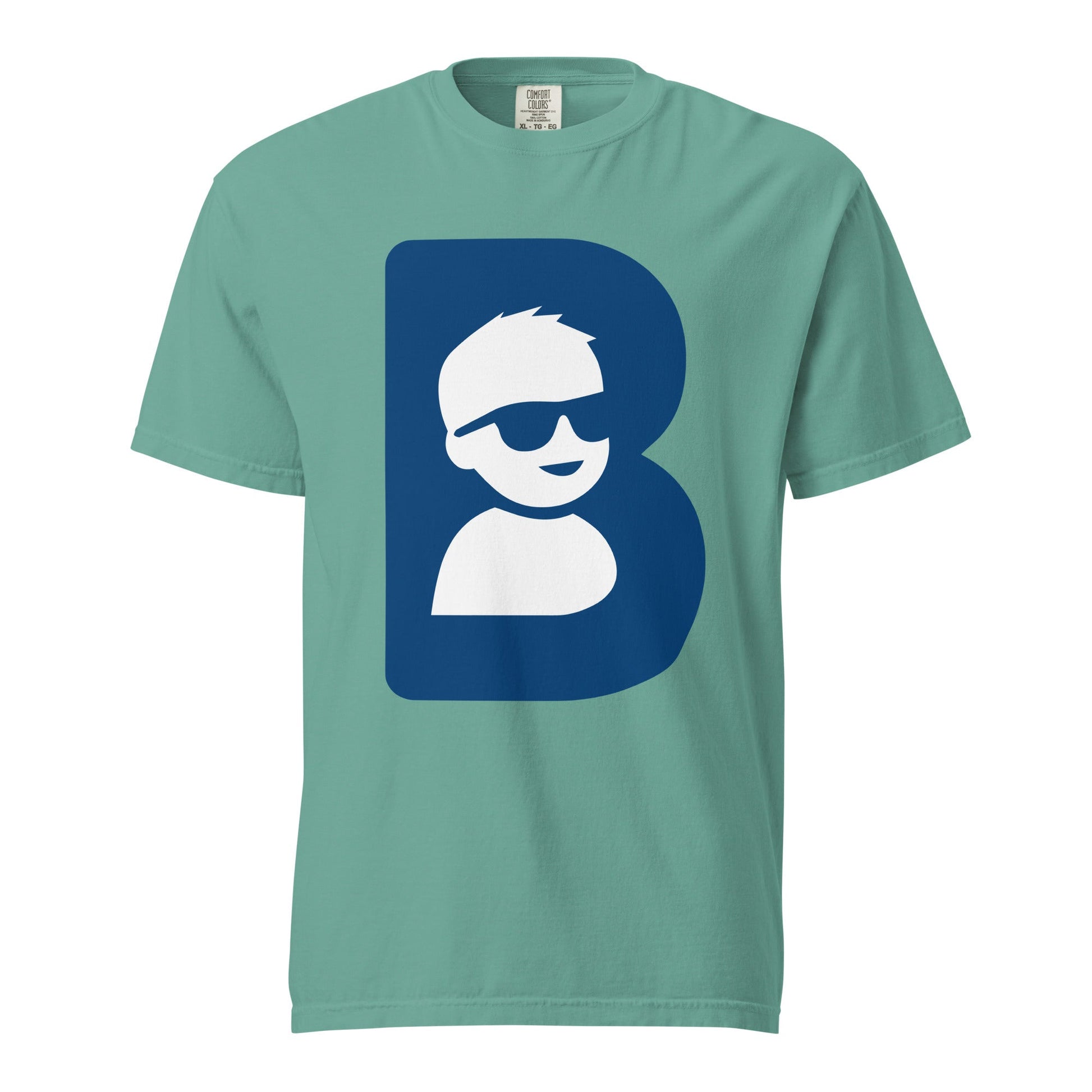 Signature | Comfort Colors T-Shirt | Brave Like Ben | Blue Maverick Logo