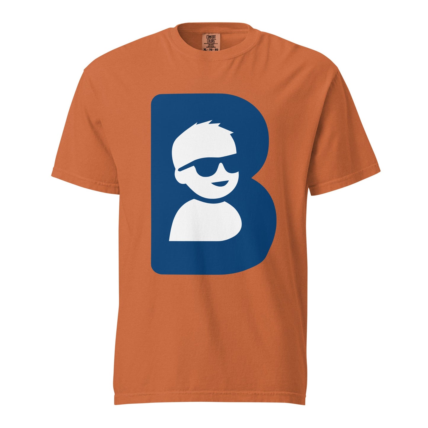 Signature | Comfort Colors T-Shirt | Brave Like Ben | Blue Maverick Logo