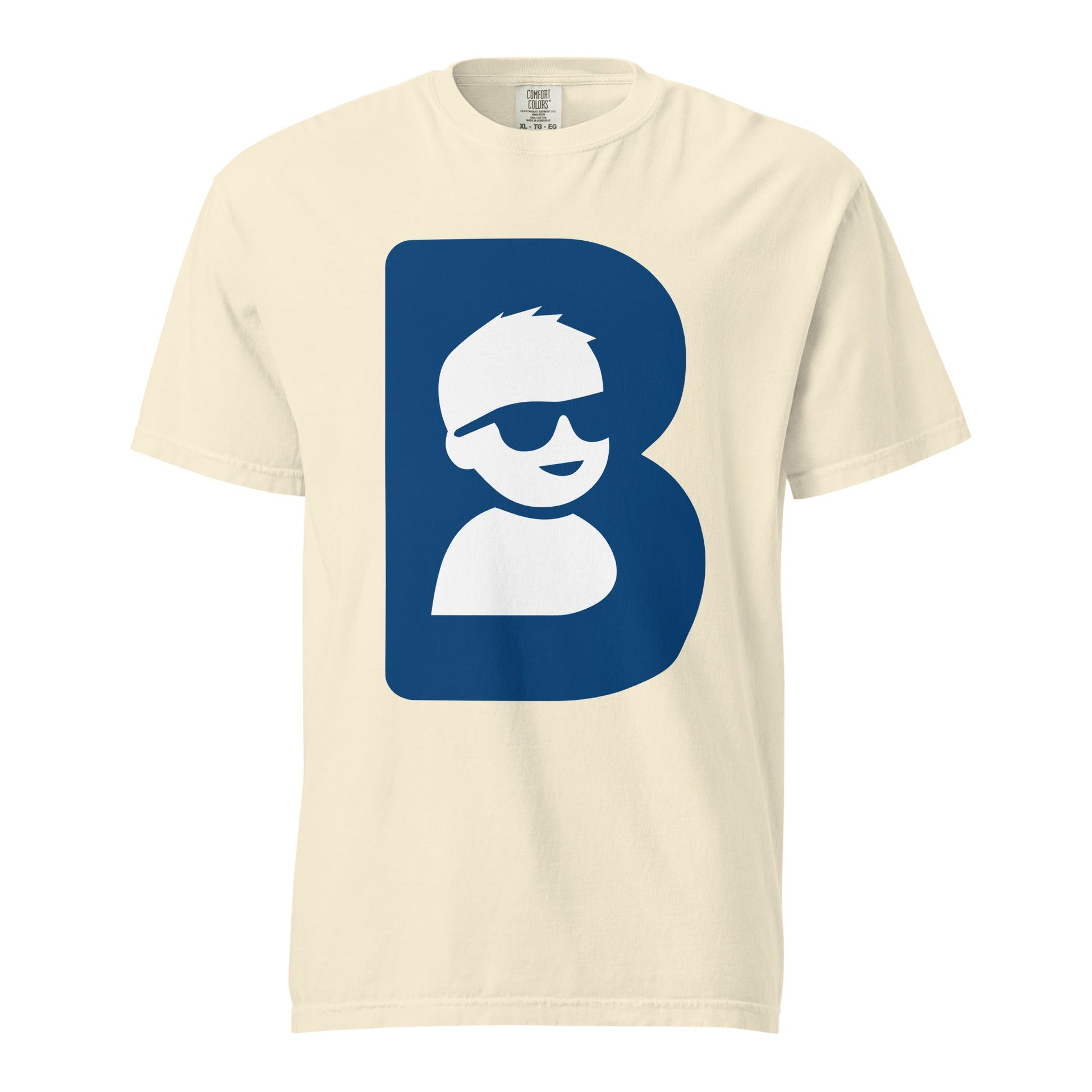 Signature | Comfort Colors T-Shirt | Brave Like Ben | Blue Maverick Logo