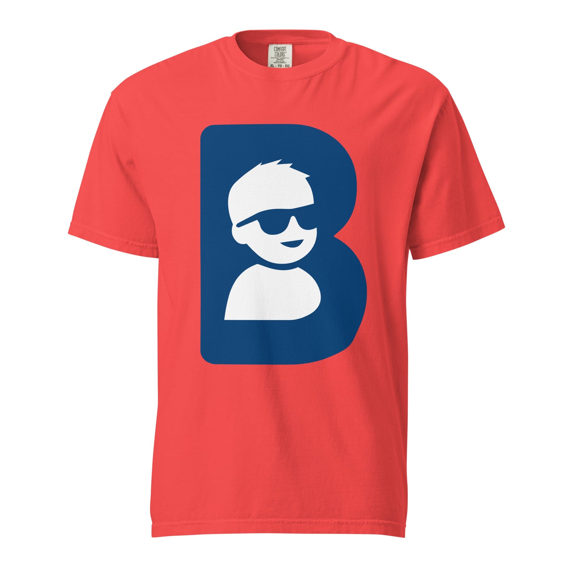Signature | Comfort Colors T-Shirt | Brave Like Ben | Blue Maverick Logo