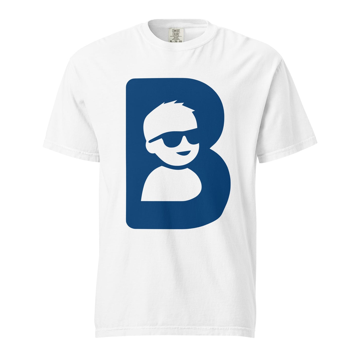 Signature | Comfort Colors T-Shirt | Brave Like Ben | Blue Maverick Logo