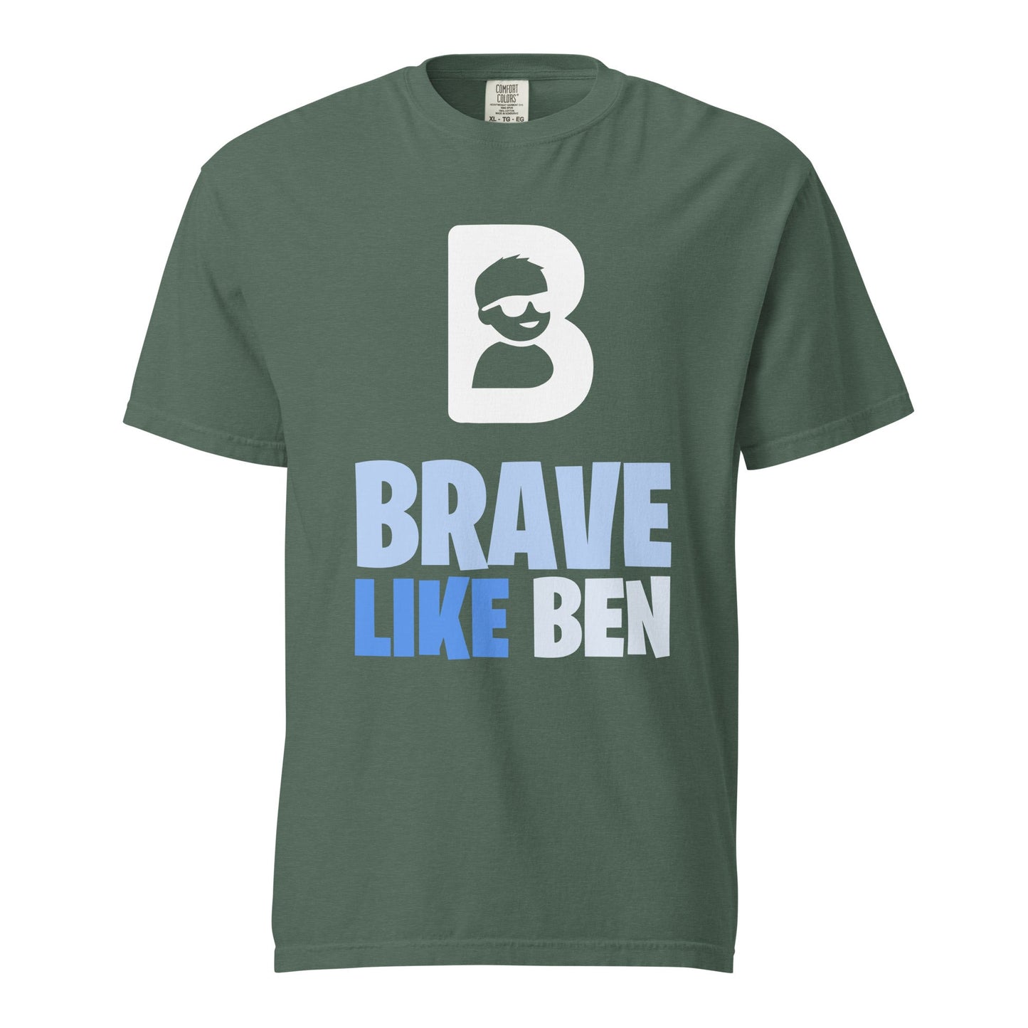 Signature | Comfort Colors T-Shirt | Brave Like Ben | Braveheart Logo