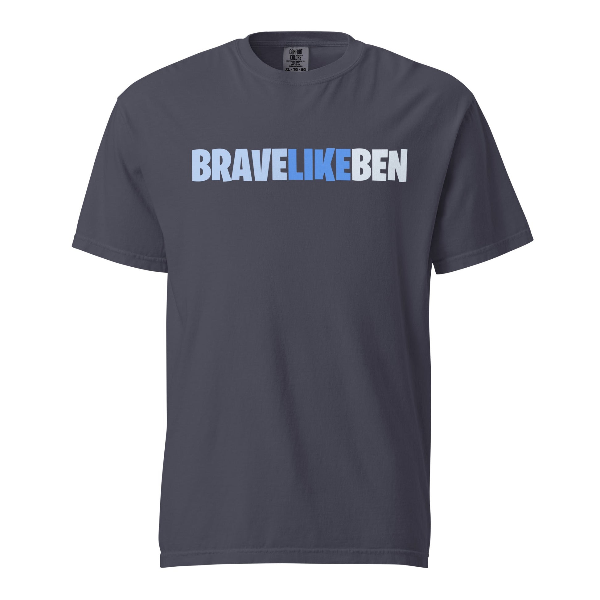 Signature | Comfort Colors T-Shirt | Brave Like Ben | Script Logo