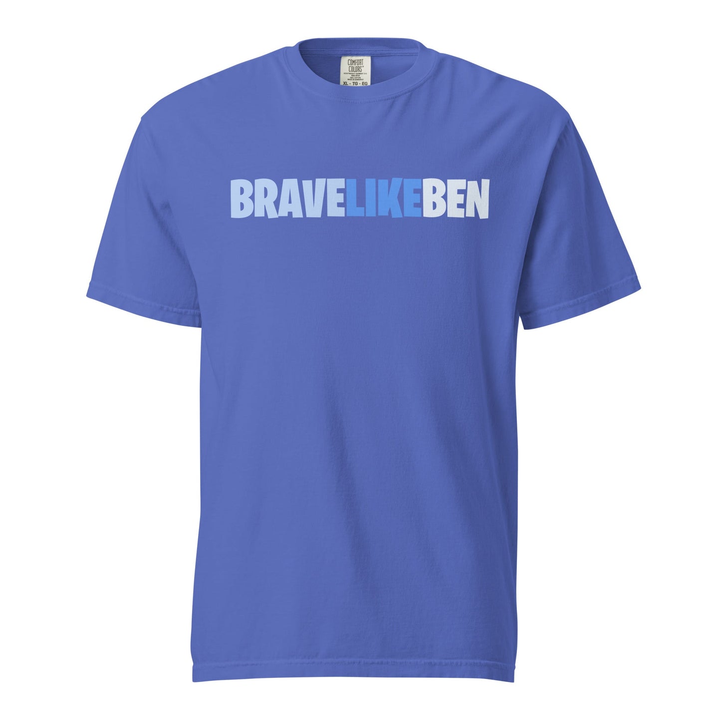 Signature | Comfort Colors T-Shirt | Brave Like Ben | Script Logo