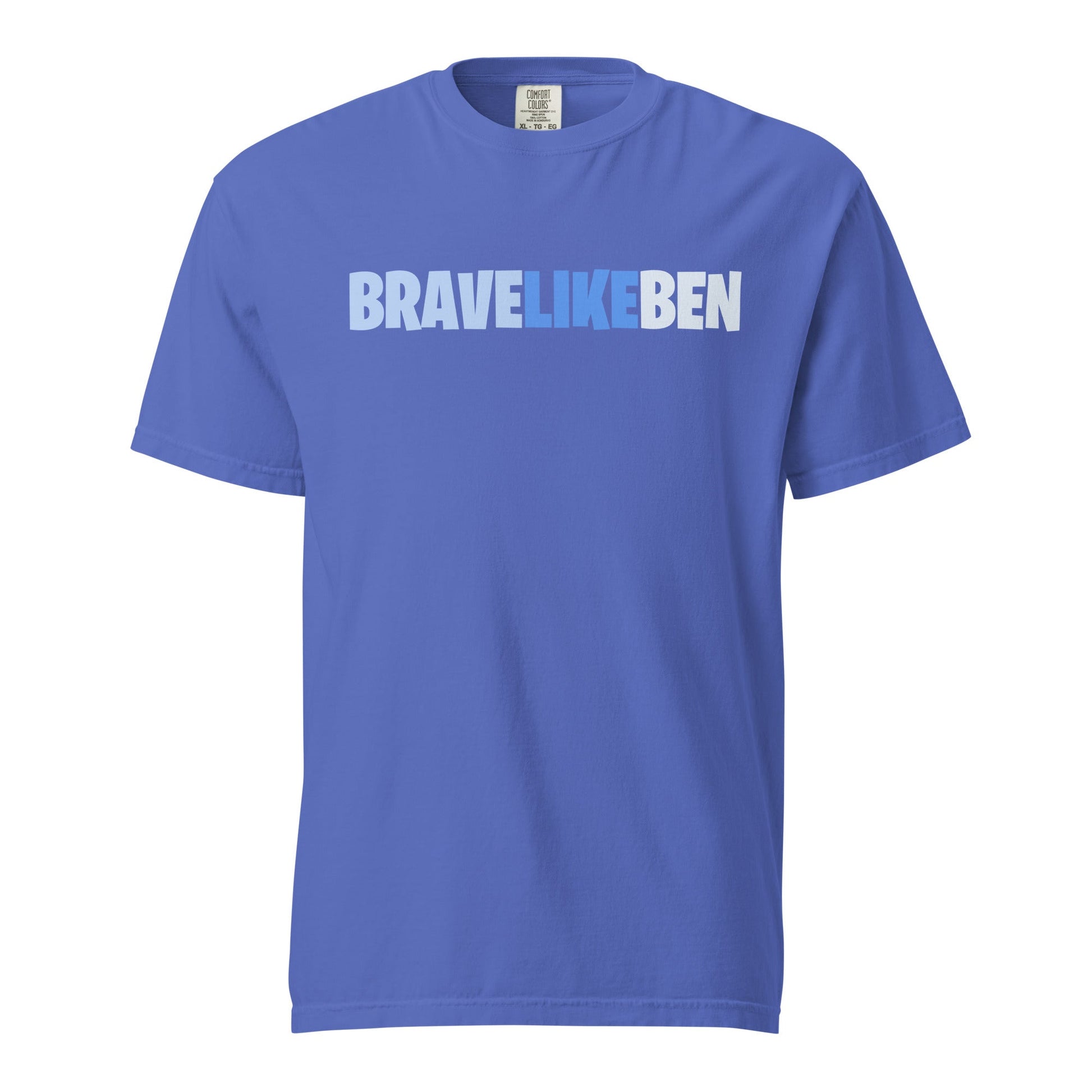 Signature | Comfort Colors T-Shirt | Brave Like Ben | Script Logo