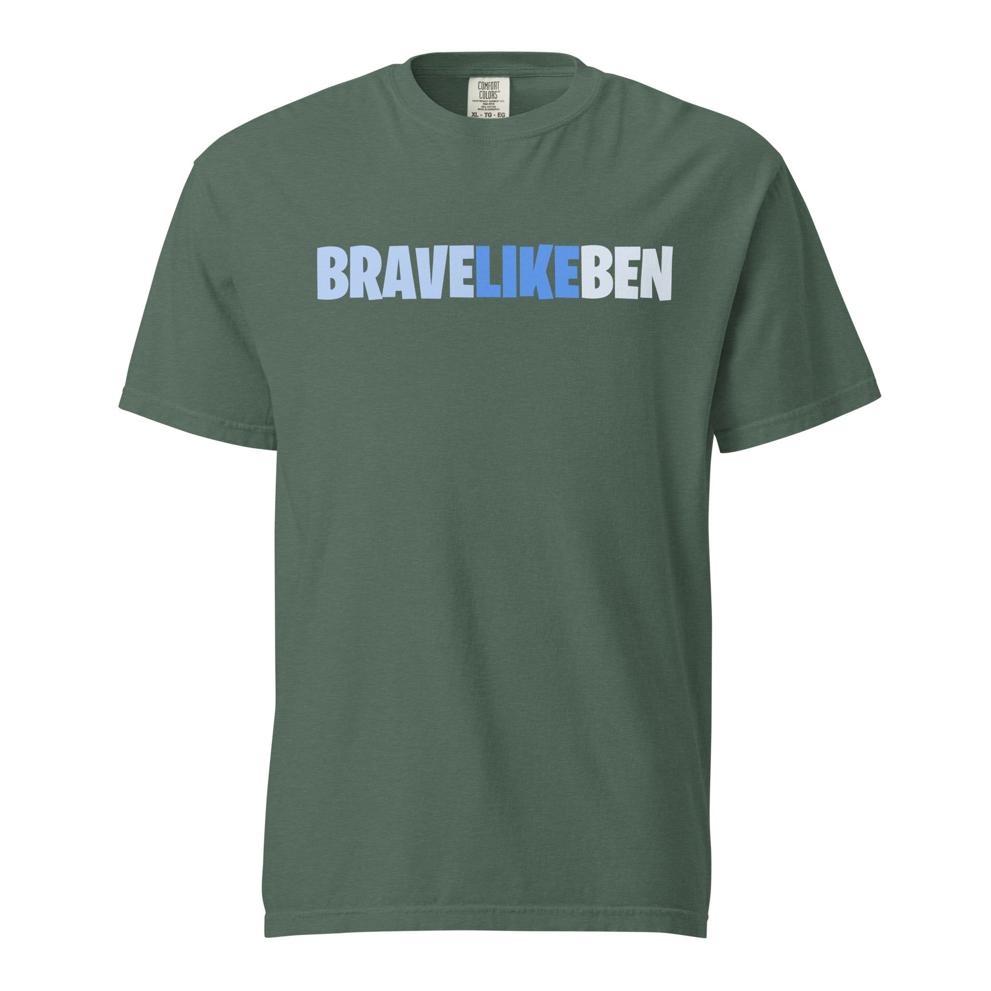 Signature | Comfort Colors T-Shirt | Brave Like Ben | Script Logo