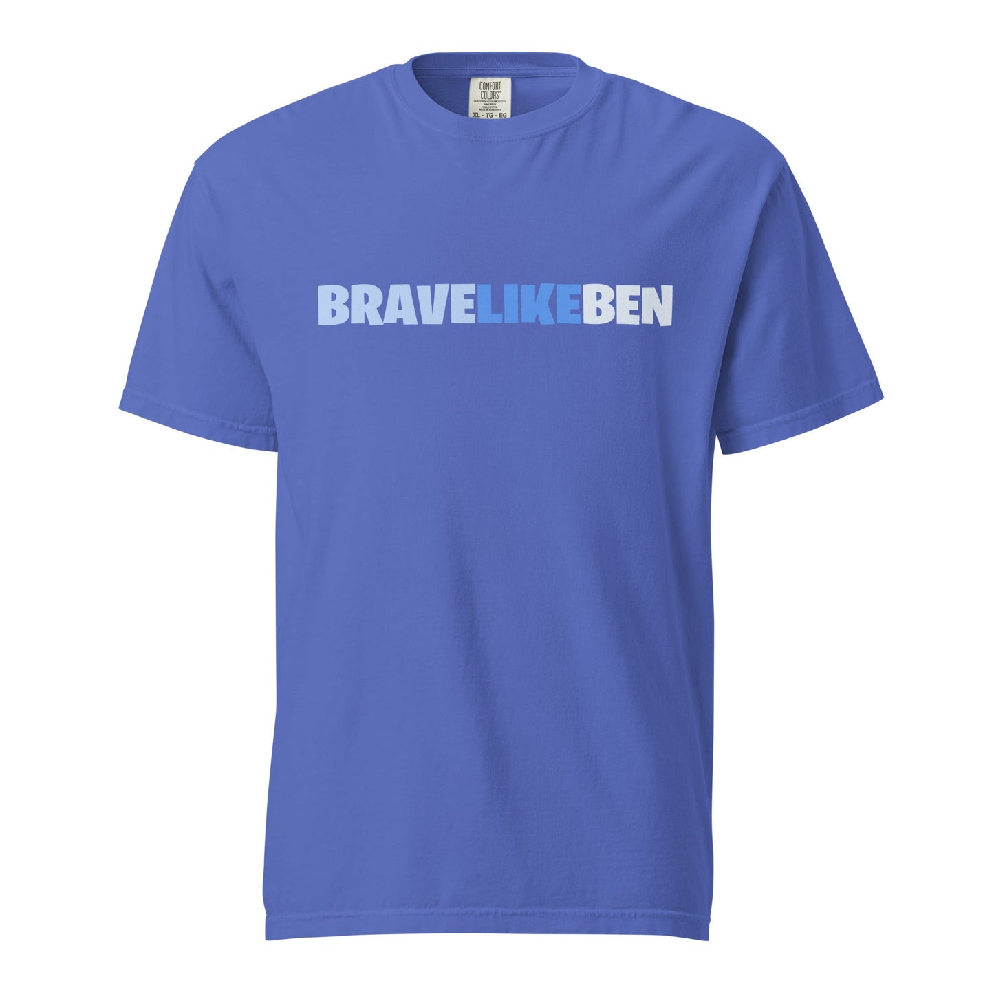 Signature | Comfort Colors T-Shirt | Brave Like Ben | Script Logo