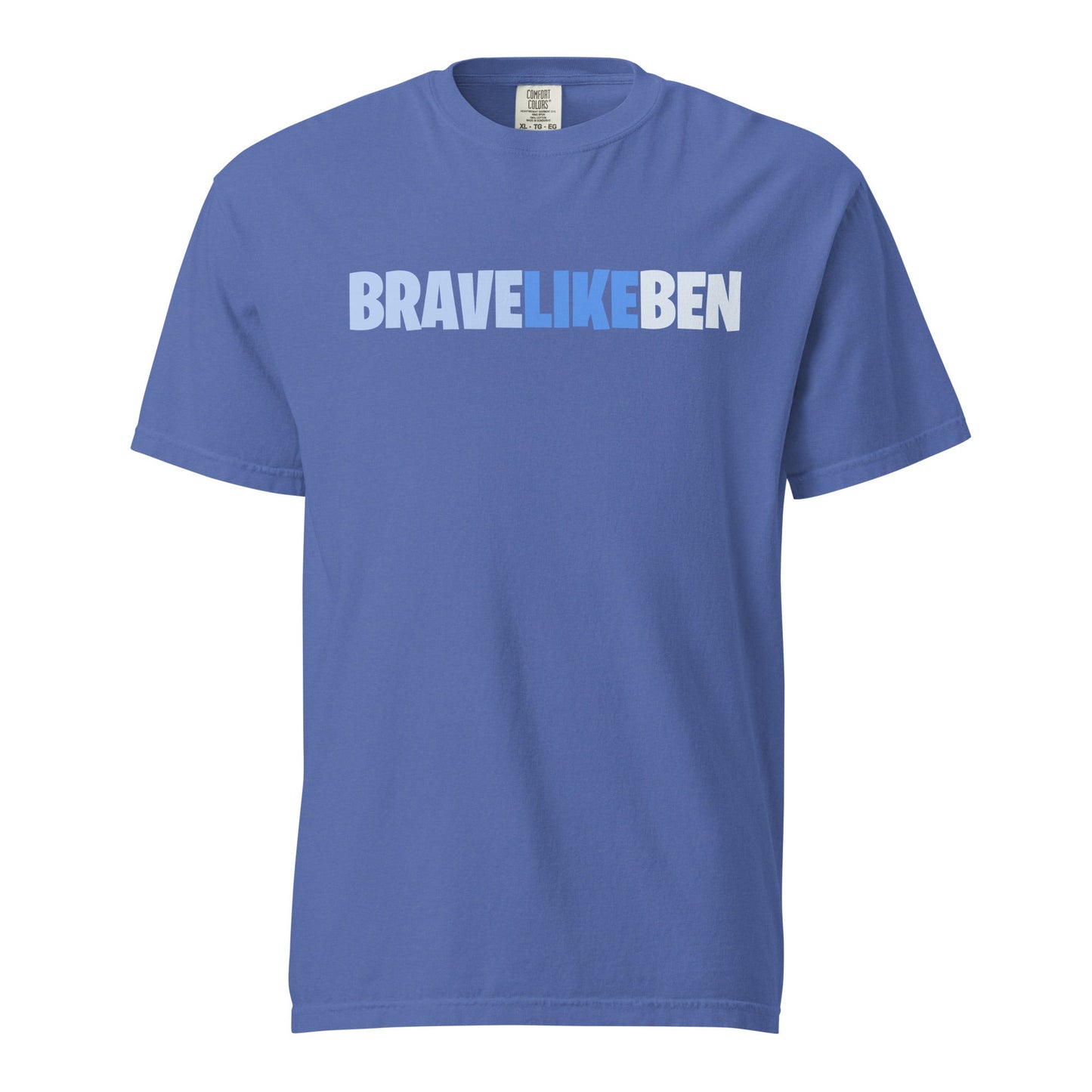 Signature | Comfort Colors T-Shirt | Brave Like Ben | Script Logo