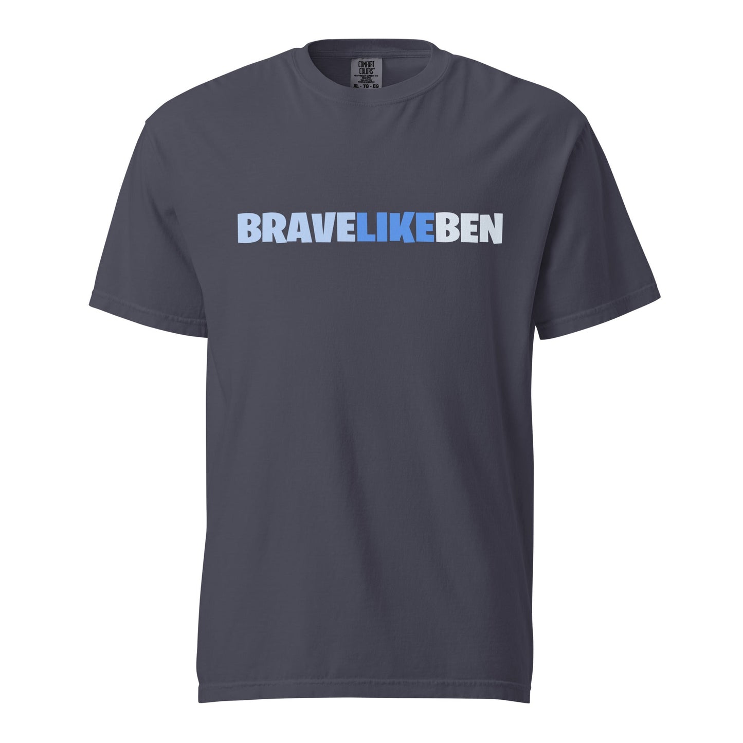 Signature | Comfort Colors T-Shirt | Brave Like Ben | Script Logo