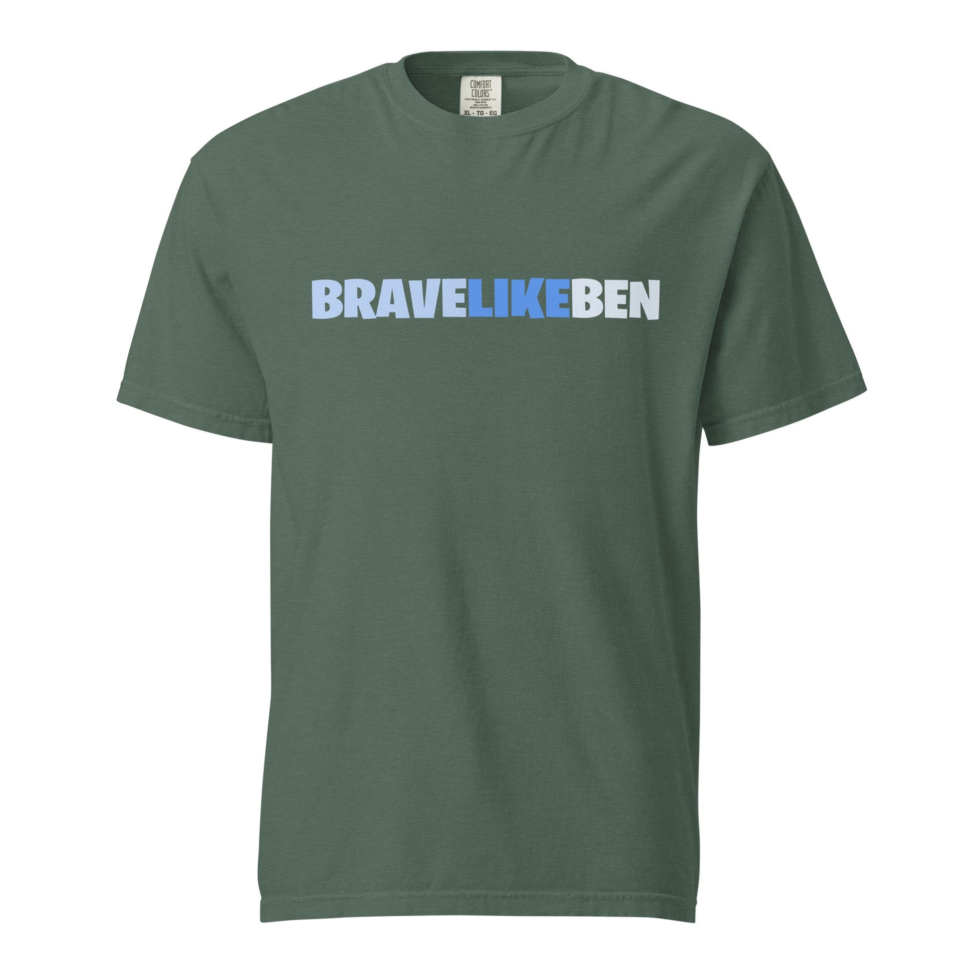Signature | Comfort Colors T-Shirt | Brave Like Ben | Script Logo