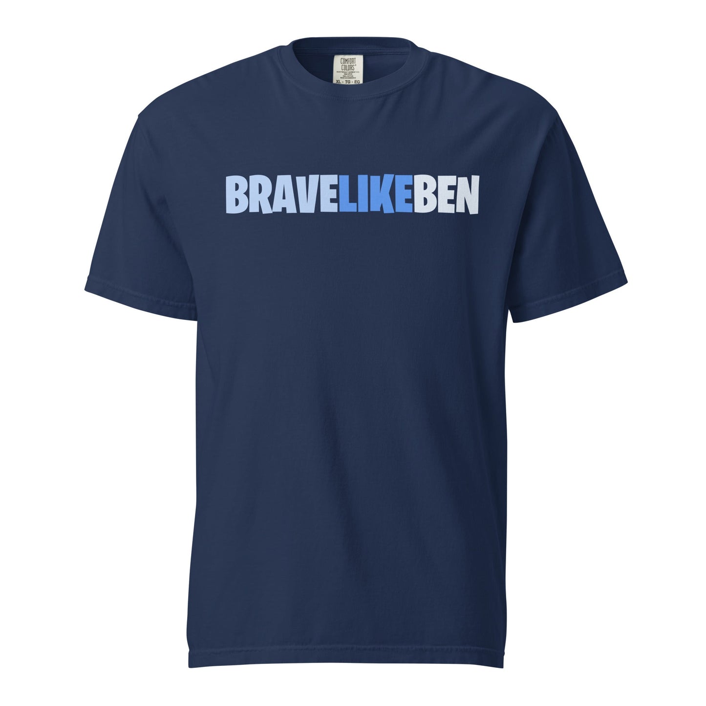 Signature | Comfort Colors T-Shirt | Brave Like Ben | Script Logo