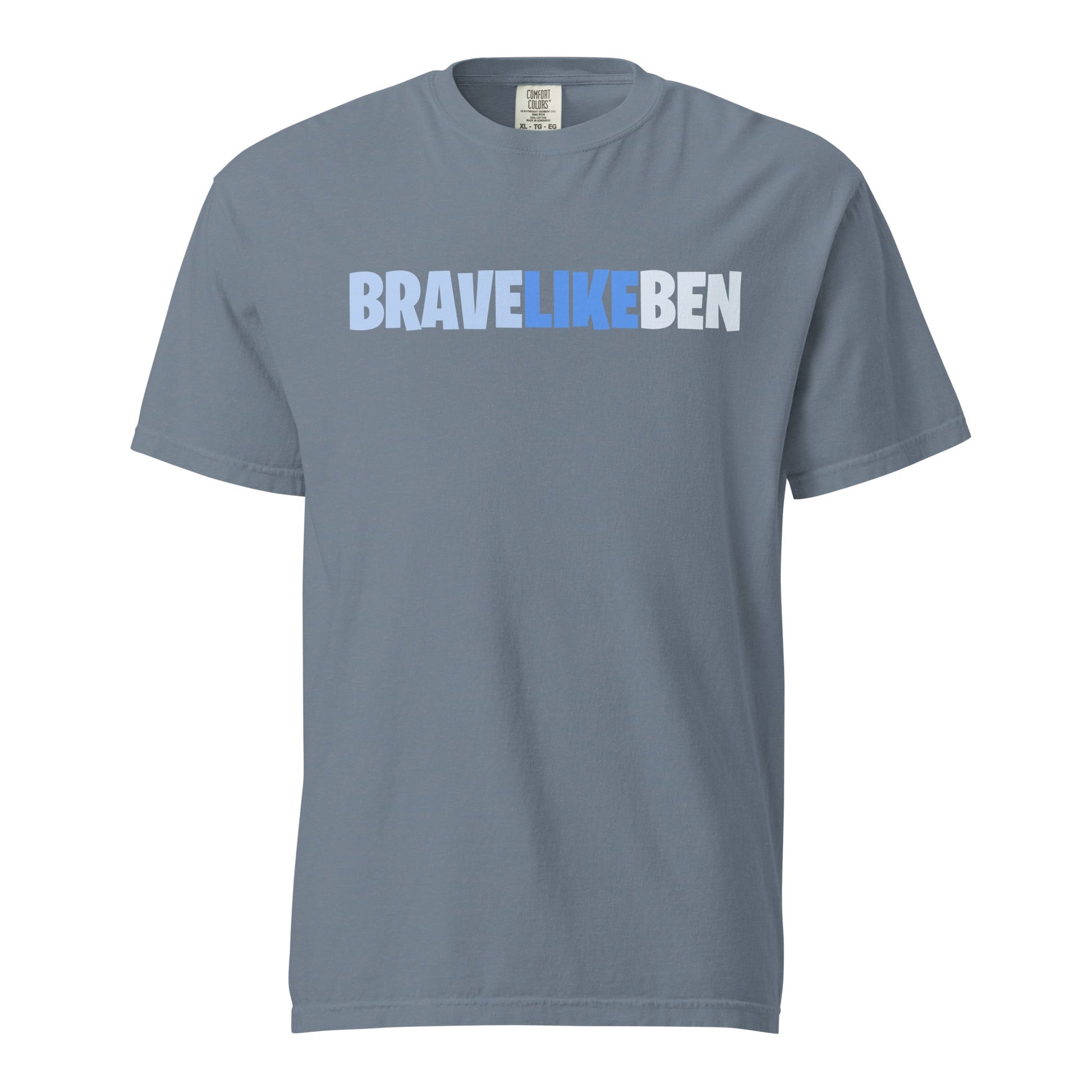 Signature | Comfort Colors T-Shirt | Brave Like Ben | Script Logo