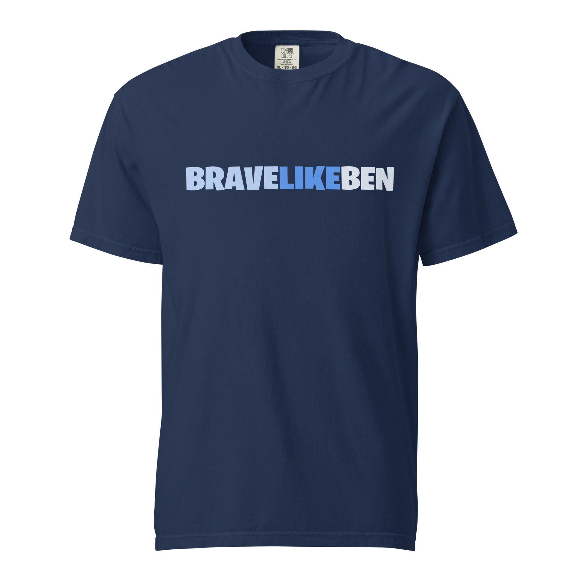 Signature | Comfort Colors T-Shirt | Brave Like Ben | Script Logo