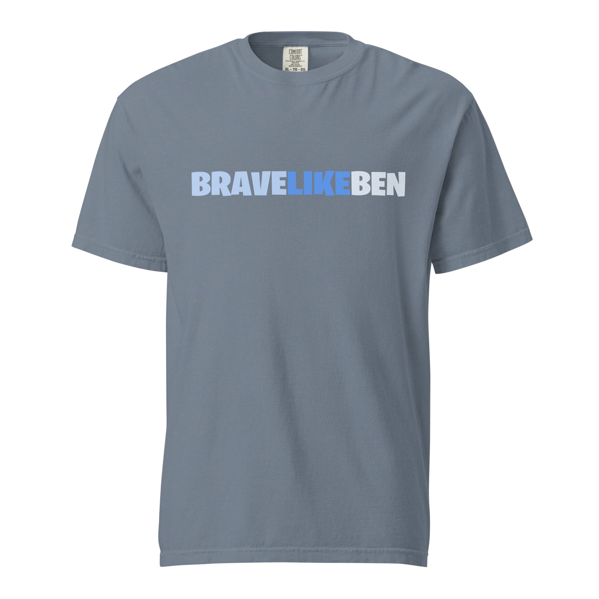 Signature | Comfort Colors T-Shirt | Brave Like Ben | Script Logo