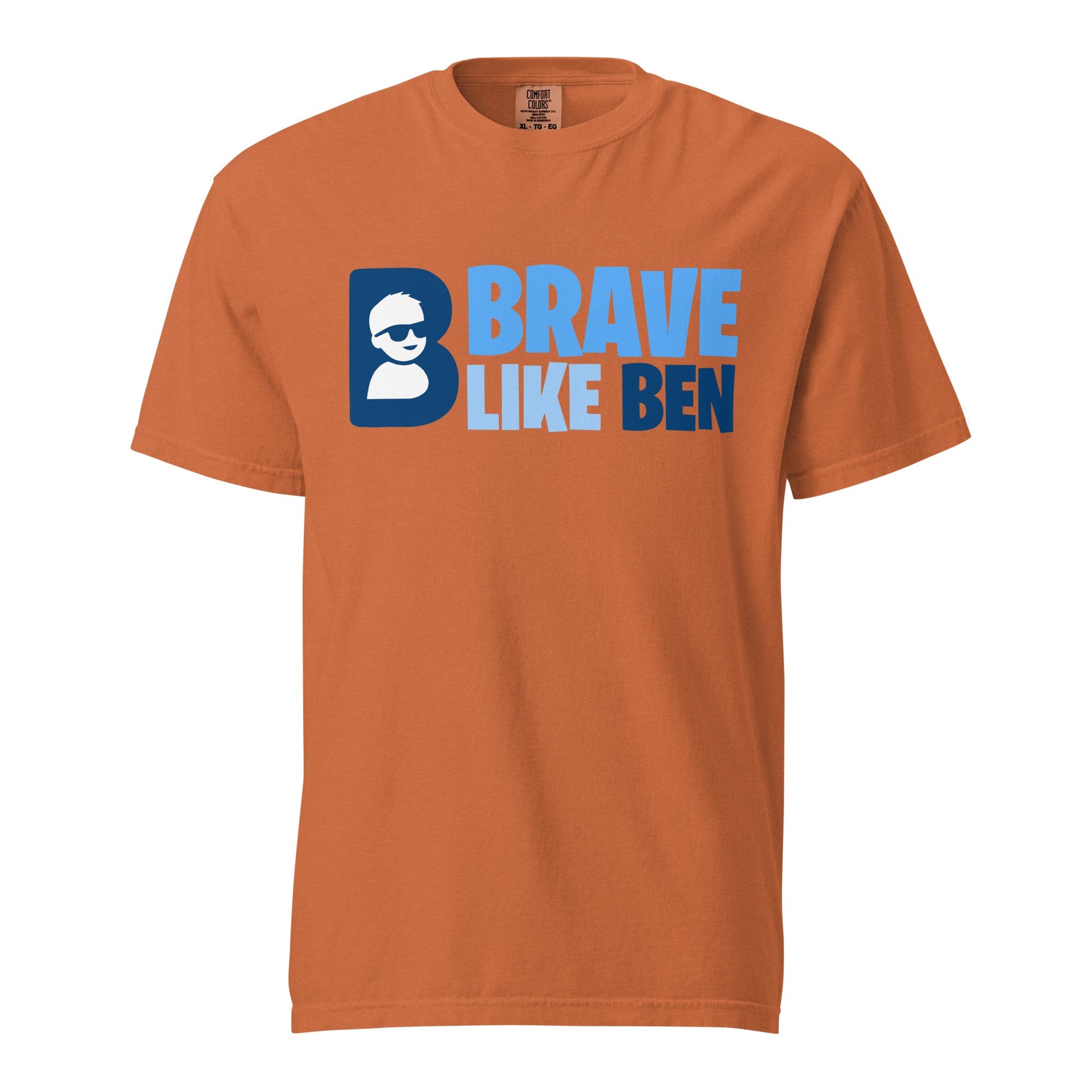 Signature | Comfort Colors T-Shirt | Brave Like Ben | Vanguard Logo