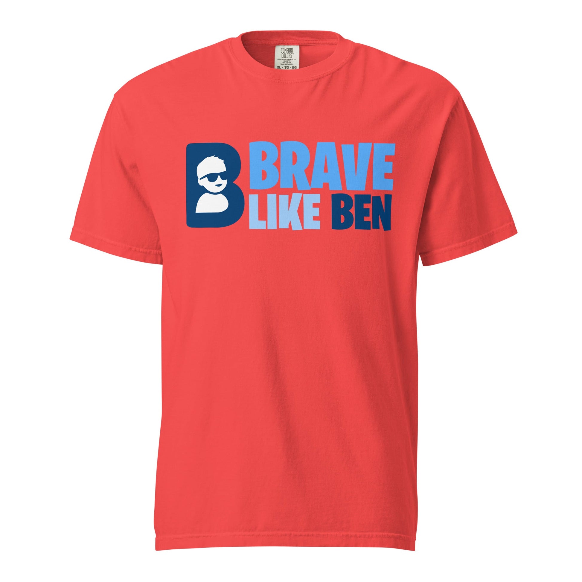 Signature | Comfort Colors T-Shirt | Brave Like Ben | Vanguard Logo