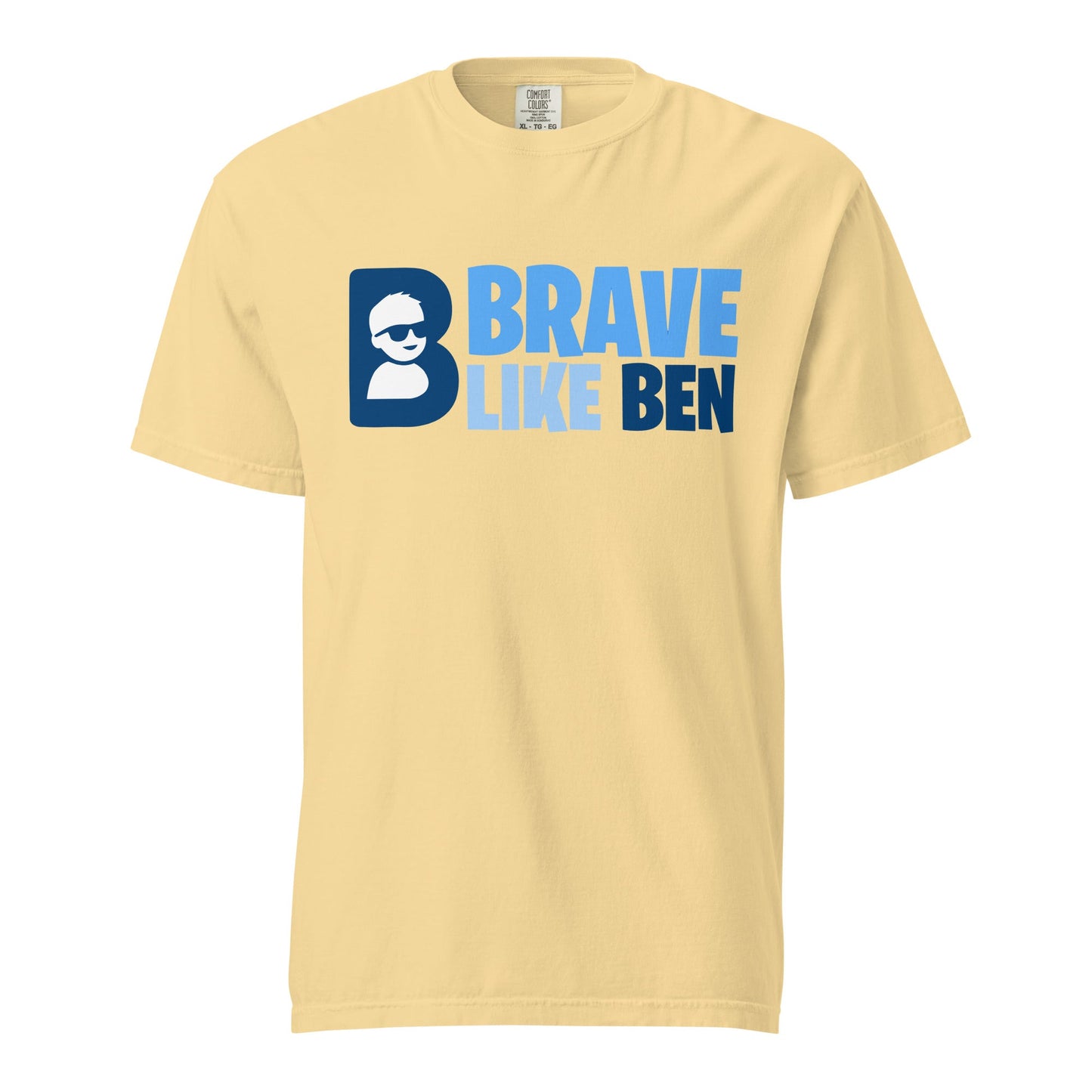 Signature | Comfort Colors T-Shirt | Brave Like Ben | Vanguard Logo